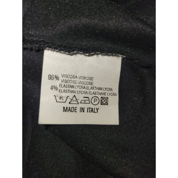 Le Tricot Longhin Black Long Sleeve sweater‎ Sequined Hem Cuffs Size S designer - Picture 8 of 8